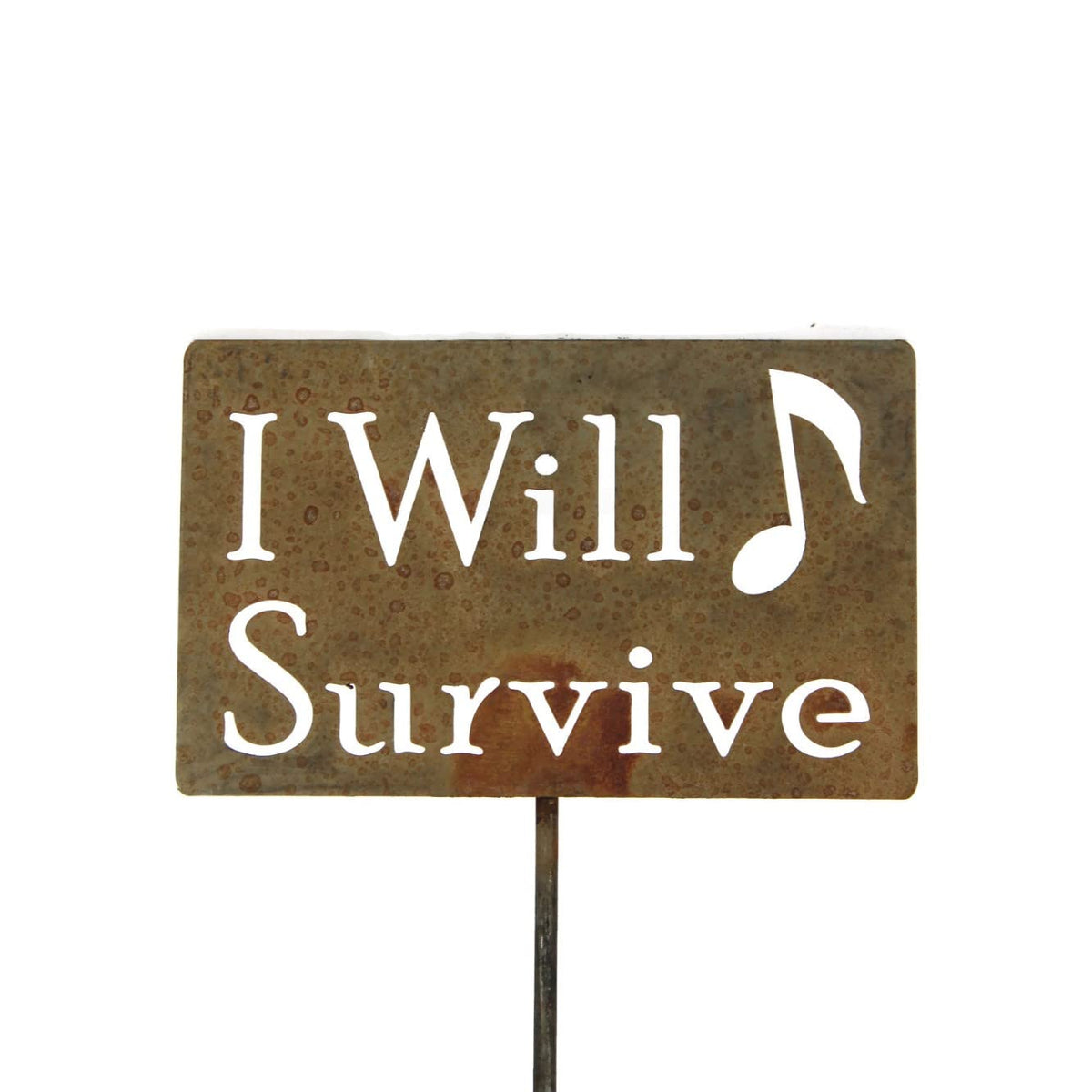 Funny Garden Stake 20 to 33 Inches Tall (Cocktail Garden, Large 28" Tall)