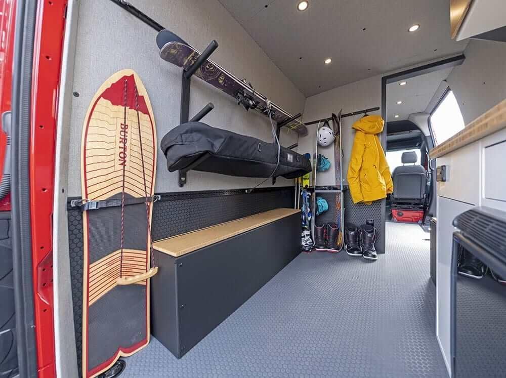 FVC Adventure Van Interior Ski & Snowboard Rack (Double)
