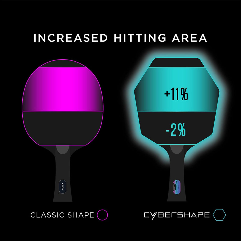 STIGA Carbon Soft Touch Table Tennis Paddle, Lightweight Carbon Fiber & Balsa Wood Blade for Speed, Control & Offensive Play