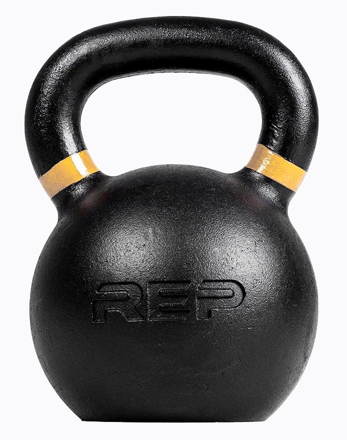 REP Fitness Kettlebell Set and Singles, 4kg to 24kg, 9lb to 53lb Weight Range, Cast Iron, Strength Exercise Training, Home Gym, Power Workout Equipment, Free Weights, Dumbbell Alternative