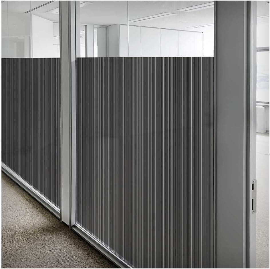BDF 4BKSTR Decorative Window Film Black Stripe - 36in X 98ft