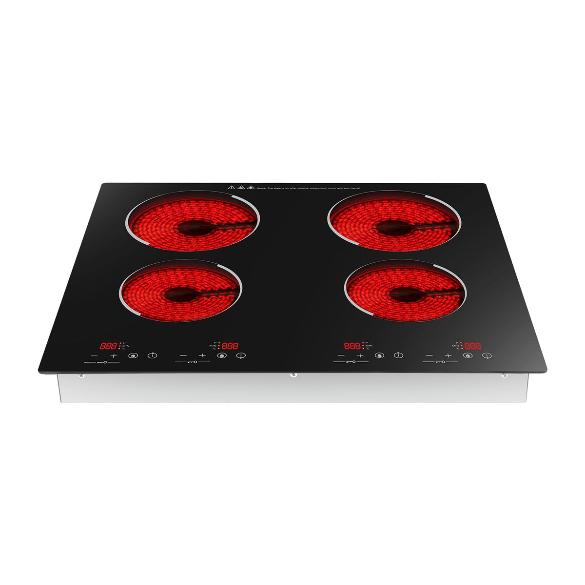 2 Burner Electric Cooktop, Electric Stove Hot Plate Portable Stove Top