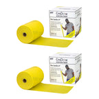 CanDo Twin-Pak Exercise Band, Silver, 100 Yard