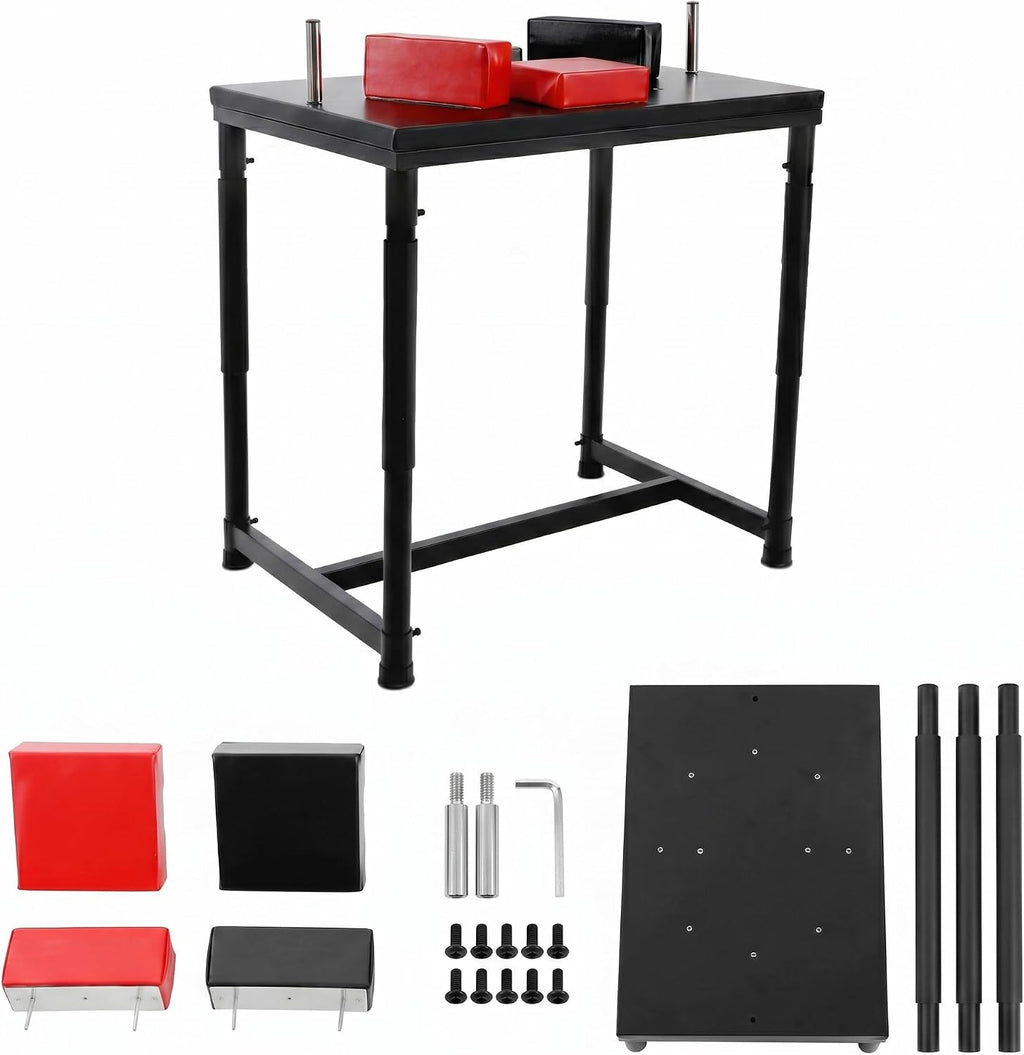 Arm Wrestling Table, Professional Arm Wrestling Battle Table, Armwrestling Training Equipment with Wrist Strap Strength Training Equipment for Gyms Sports Arenas Homes Club Office