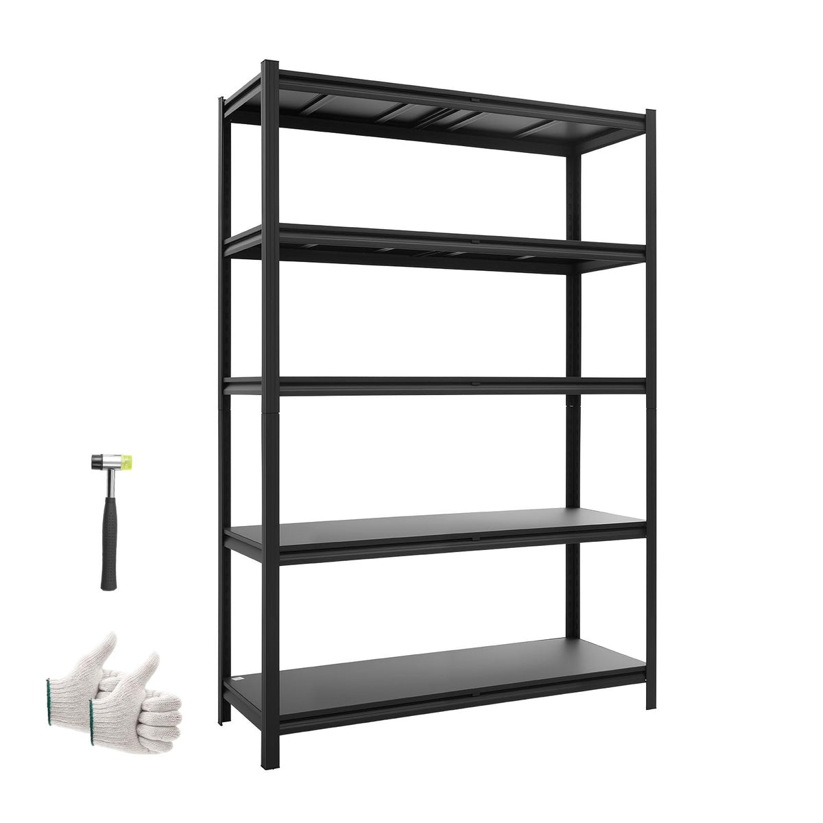 VEVOR Storage Shelves 5-Tier Adjustable 2000 lbs 48"x18"x72" Shelving Unit