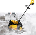 21V Cordless Electric Snow Shovel, Brushless Motor, 41cm Width, (2 Battery and Charger Included) Snow Blower Shovel for Patio Driveway