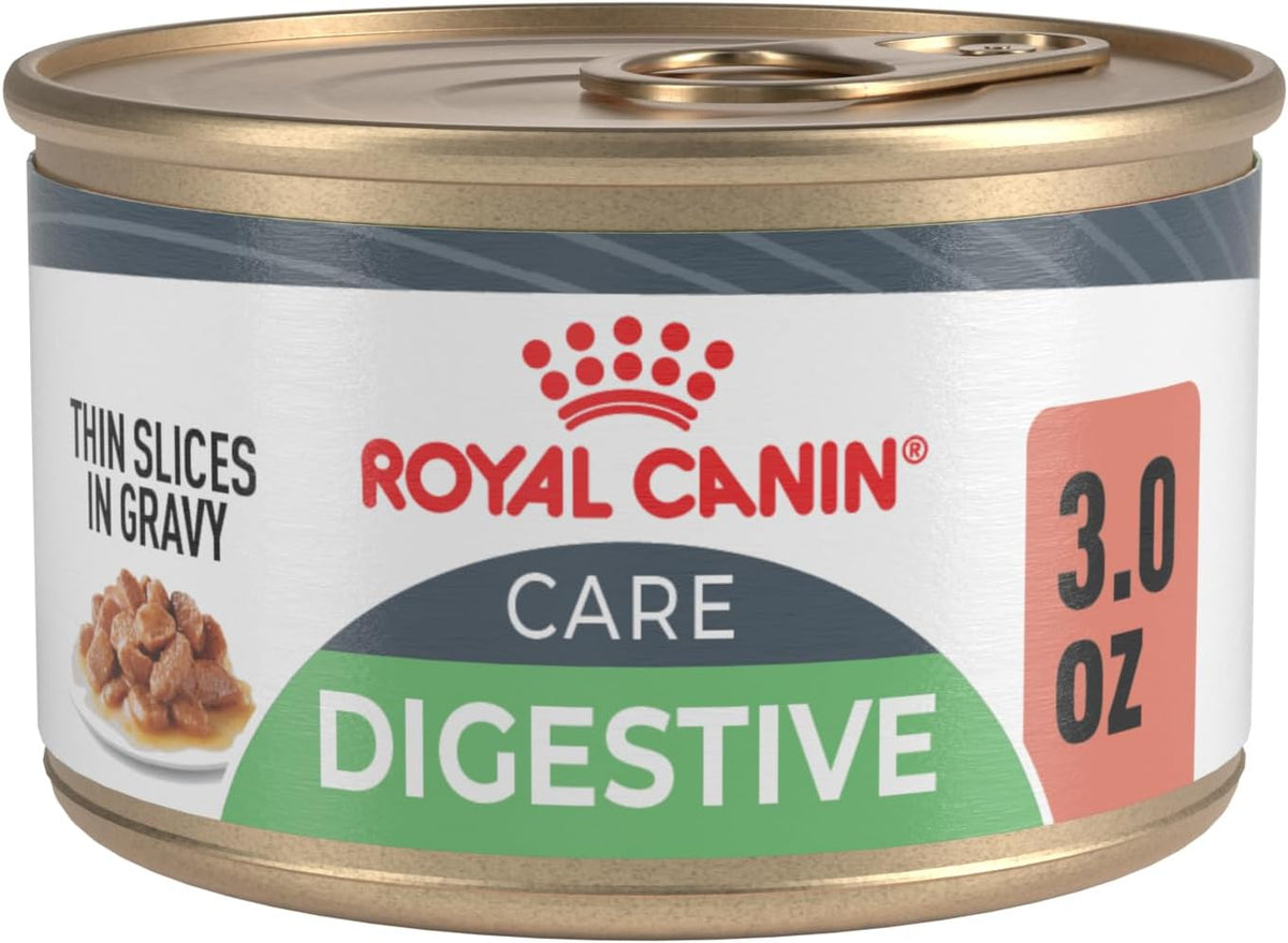 Royal Canin Feline Care Nutrition Digestive Care Adult Thin Slices in Gravy Cat Food, 3 oz (Pack of 24)