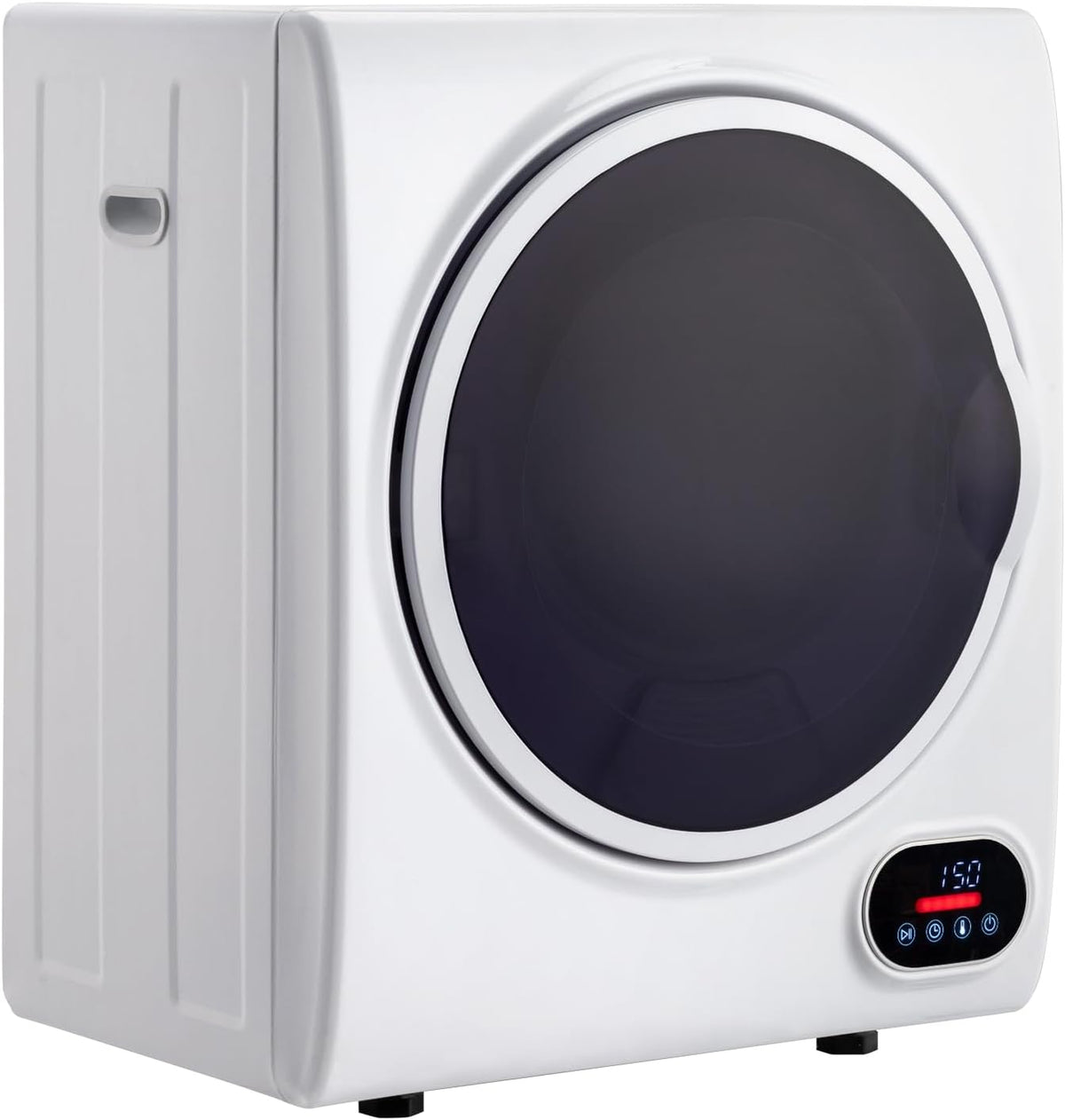 Winado Portable Clothes Dryer, 1.5 Cu.ft. Mini Laundry Dryer, 5.5LBS Compact Electric Dryer w/LED Display, Stainless Steel Tub, Wall Mounting Kits, for Apartments Dorms RVs, 120V 850W