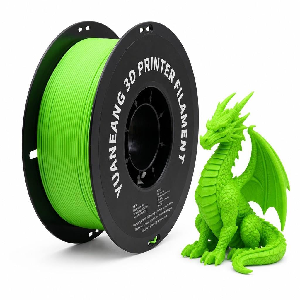 PETG 3D Printer Filament 1.75mm, 16-Color Set, Strong & Durable，Heat-Resistant, Low-Warp, Smooth Finish, Ideal for Functional Parts, Engineering Models & Large Multi-Color Printing Projects