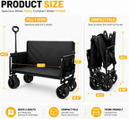 Collapsible Foldable Wagon Cart with Wheels