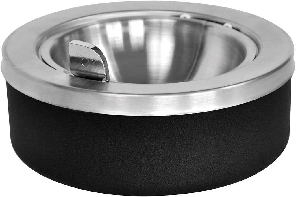 Outdoor Ashtray for Patio with Self-Closing Flip Top