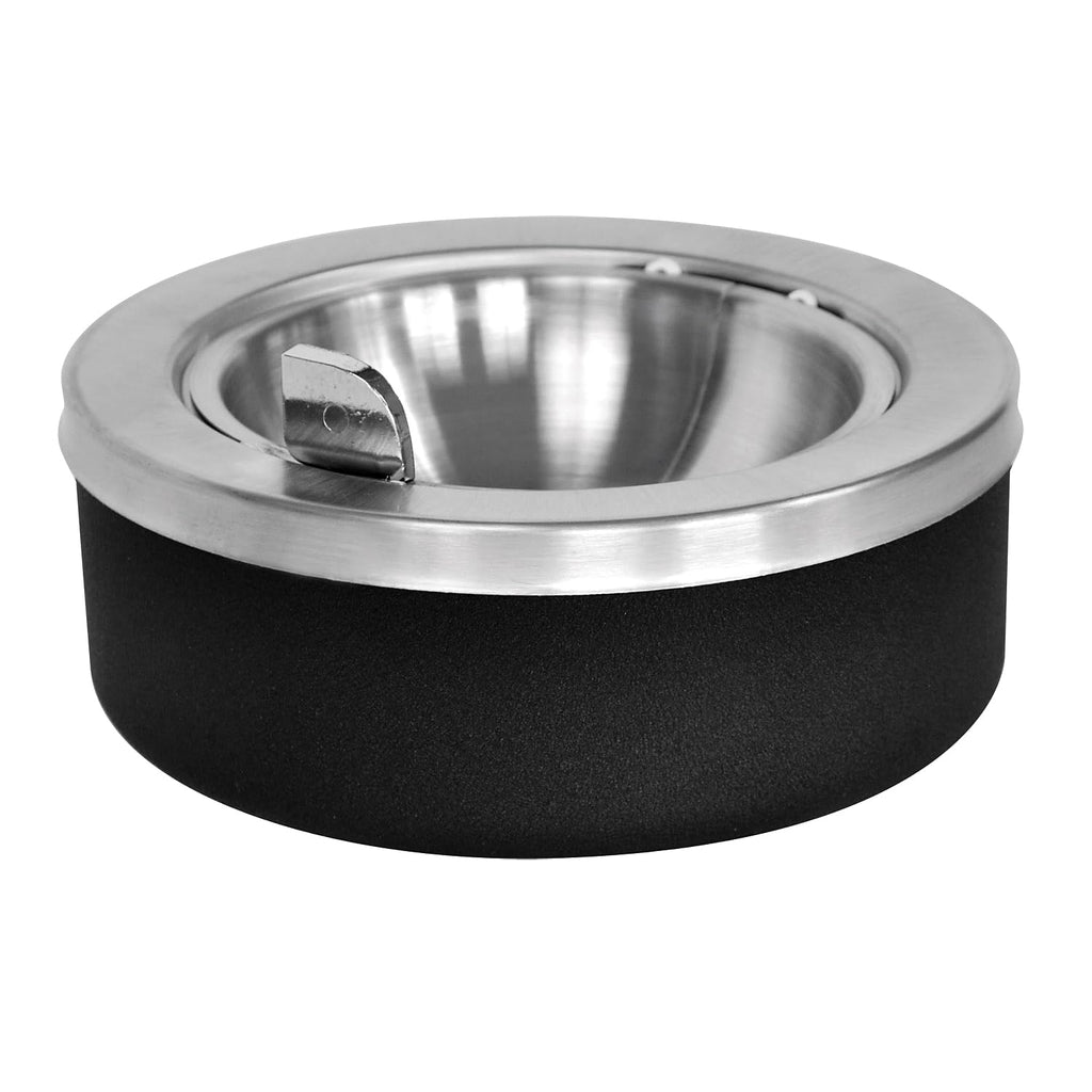 Outdoor Ashtray for Patio with Self-Closing Flip Top