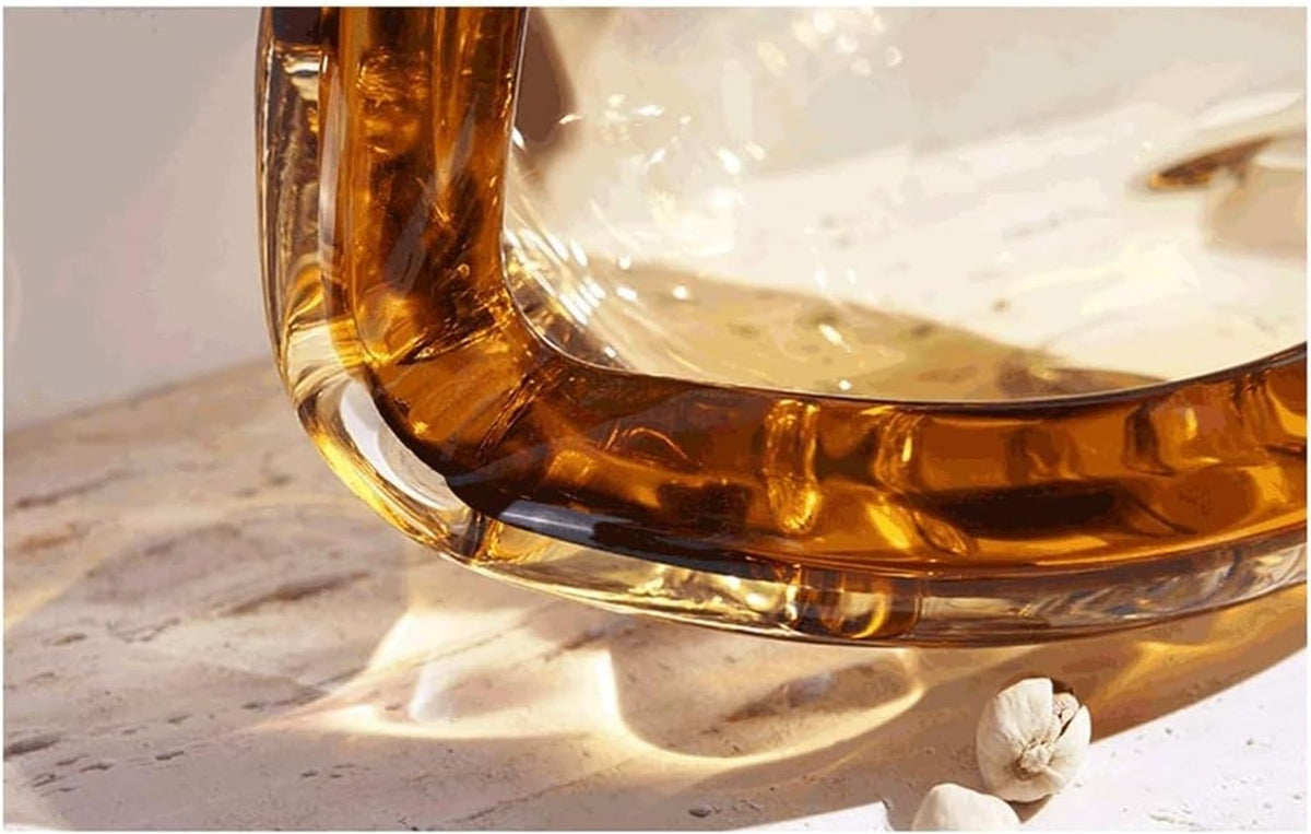 decor Cigarette Ashtray Light Luxury Indoor And Outdoor Ash Tray, For Patio Home Office Decoration-amber Ash Holder cigar