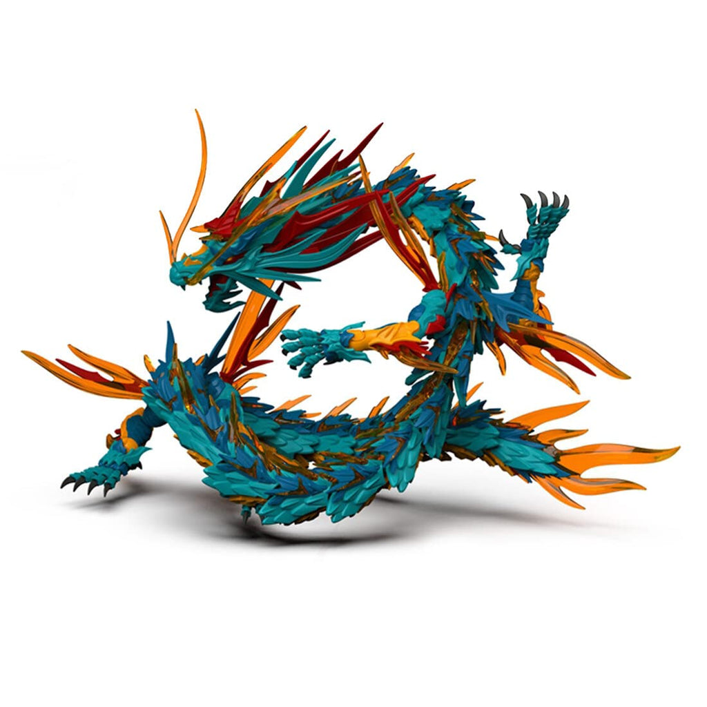 3D Metal Puzzle Mechanical Lantern Fish Model Kit with Color Changing Lamp