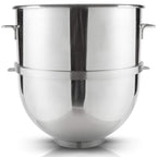 Vollum 20-Quart Commercial Stainless Steel Mixing Bowl for Hobart Mixer - Hobart Equivalent