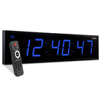 Ivation Oversized Digital Wall Clock with Large LED Display & Timer, 36"