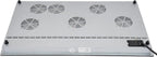 5 Burner Electric Stove Top Countertop, 110V 4800W 35.5" Built-in Electric Radiant Cook Top with Knob Control, 5 Power Levels, Automatic Shutdown,Hard Wire, No Plug