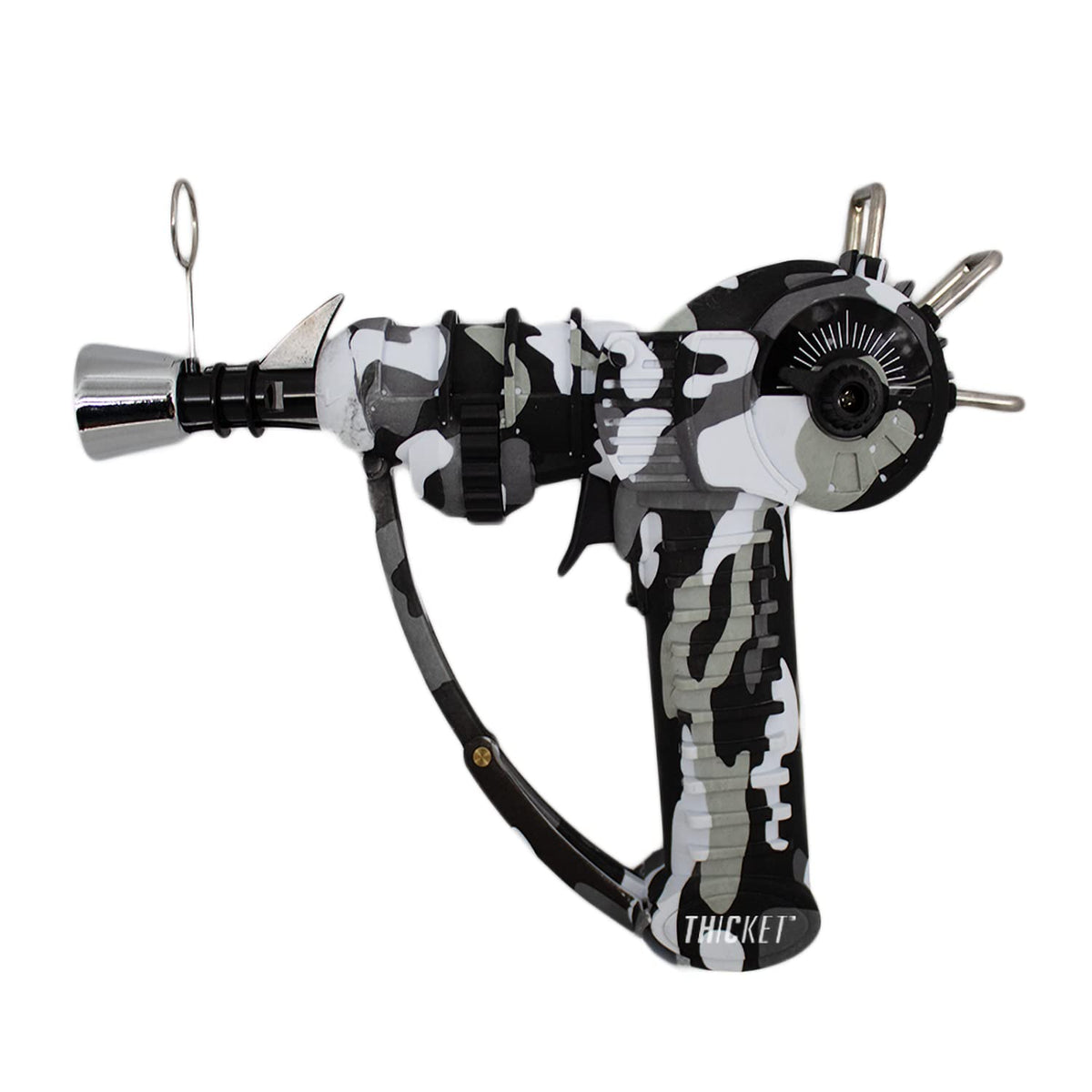 THiCket Raygun Torch Lighter, with Adjustable Flame and Safety Lock (Pink)