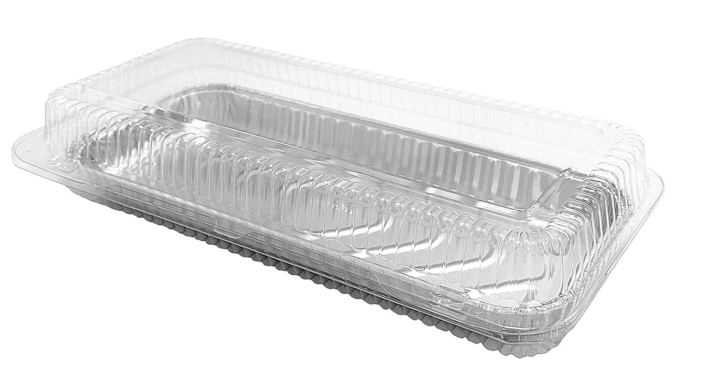 PACTOGO 11" x 5" x 1" Disposable Aluminum Foil Oblong Danish Cake Pans - Ideal Baking Tins for Sweets, Coffee Cakes, Danishes, Cookies, Brownies (Pack of 200)