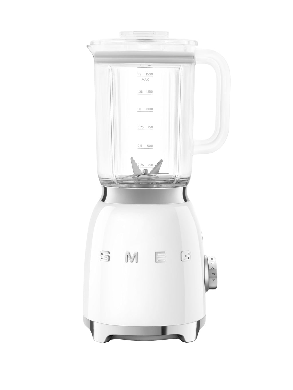 SMEG BLF03 Retro Style Blender – 600W Countertop Blender with 48 oz BPA-Free Jug, 3 Speeds + Pulse, Ice Crush & Smoothie Functions – 50s-Inspired Design-Cream