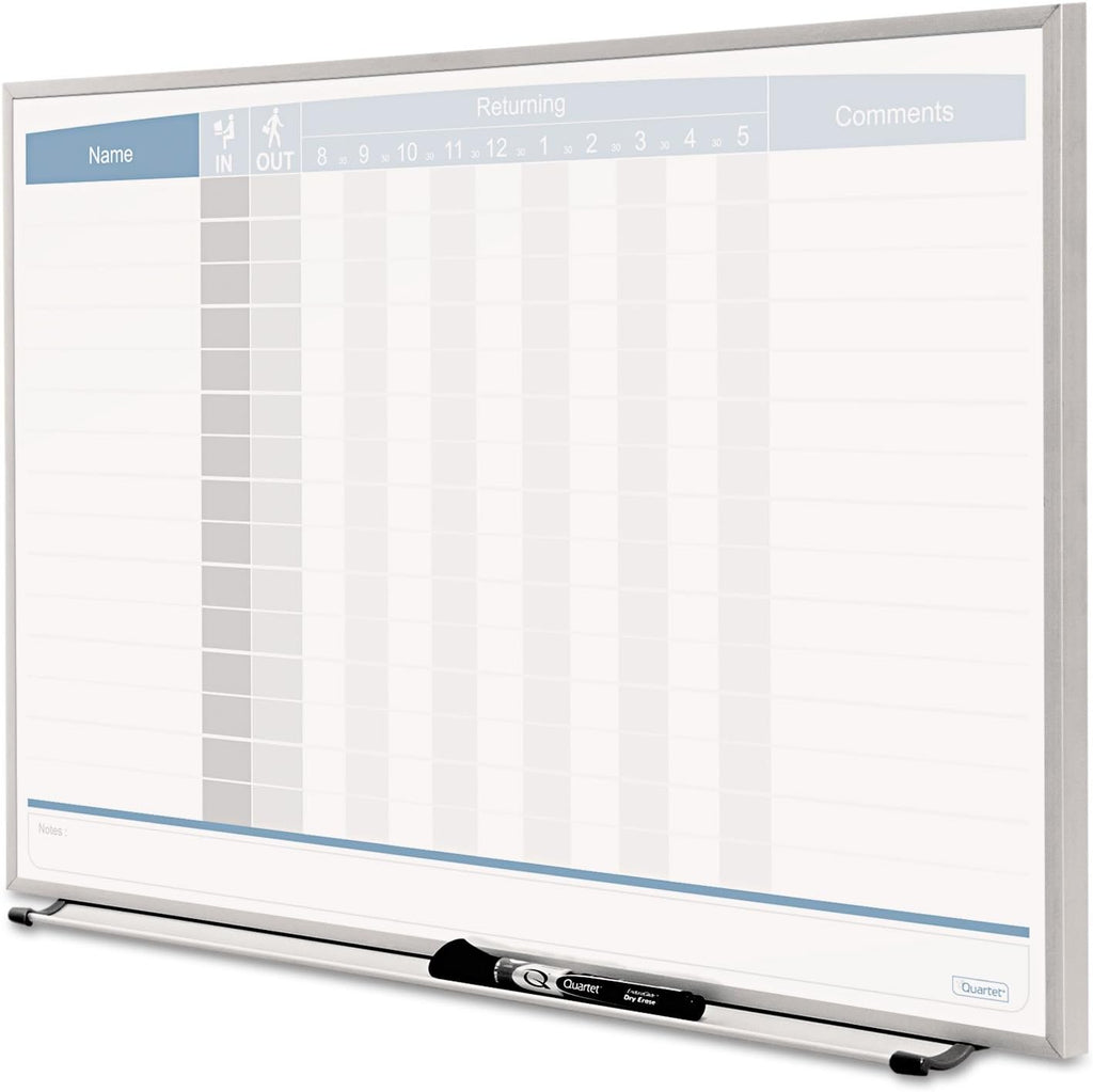 Quartet QRT33704 - Horizontal Matrix Employee Tracking Board