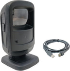 DS9208 Zebra Scanner – 2D/1D Barcode Reader, Hands-Free (Waive and Scan), Reads Codes on Phone Screen, with USB Cable