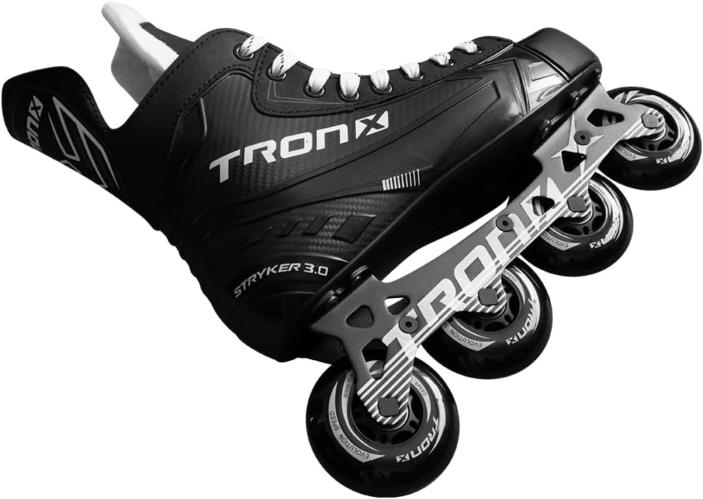TronX Stryker 3.0 Senior Adult Junior Kids Inline Roller Hockey Skates, New Model