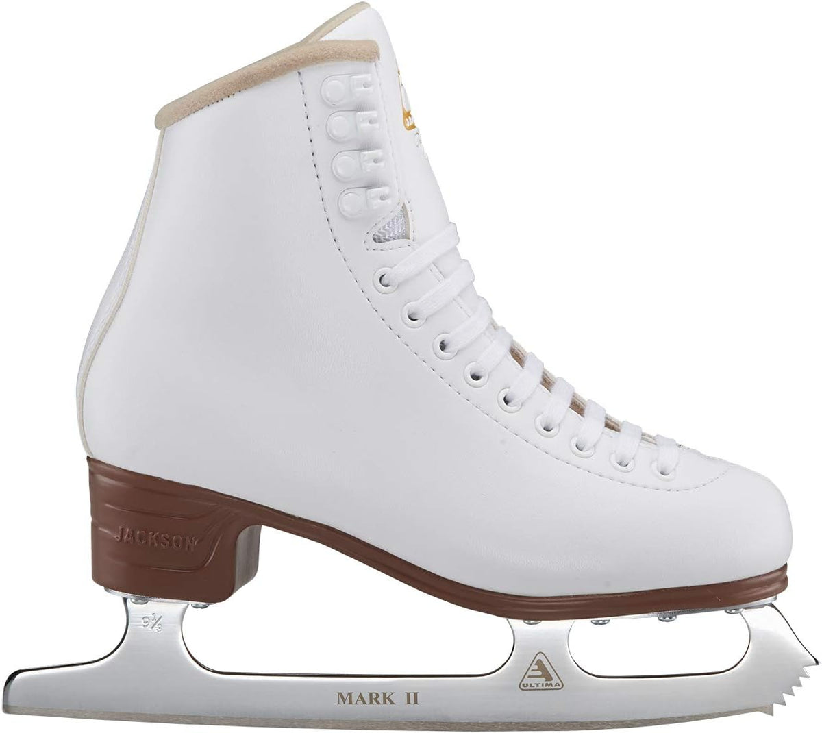 Jackson Ultima Excel for Women and Girls Figure Skate Bundle with Skate Guards