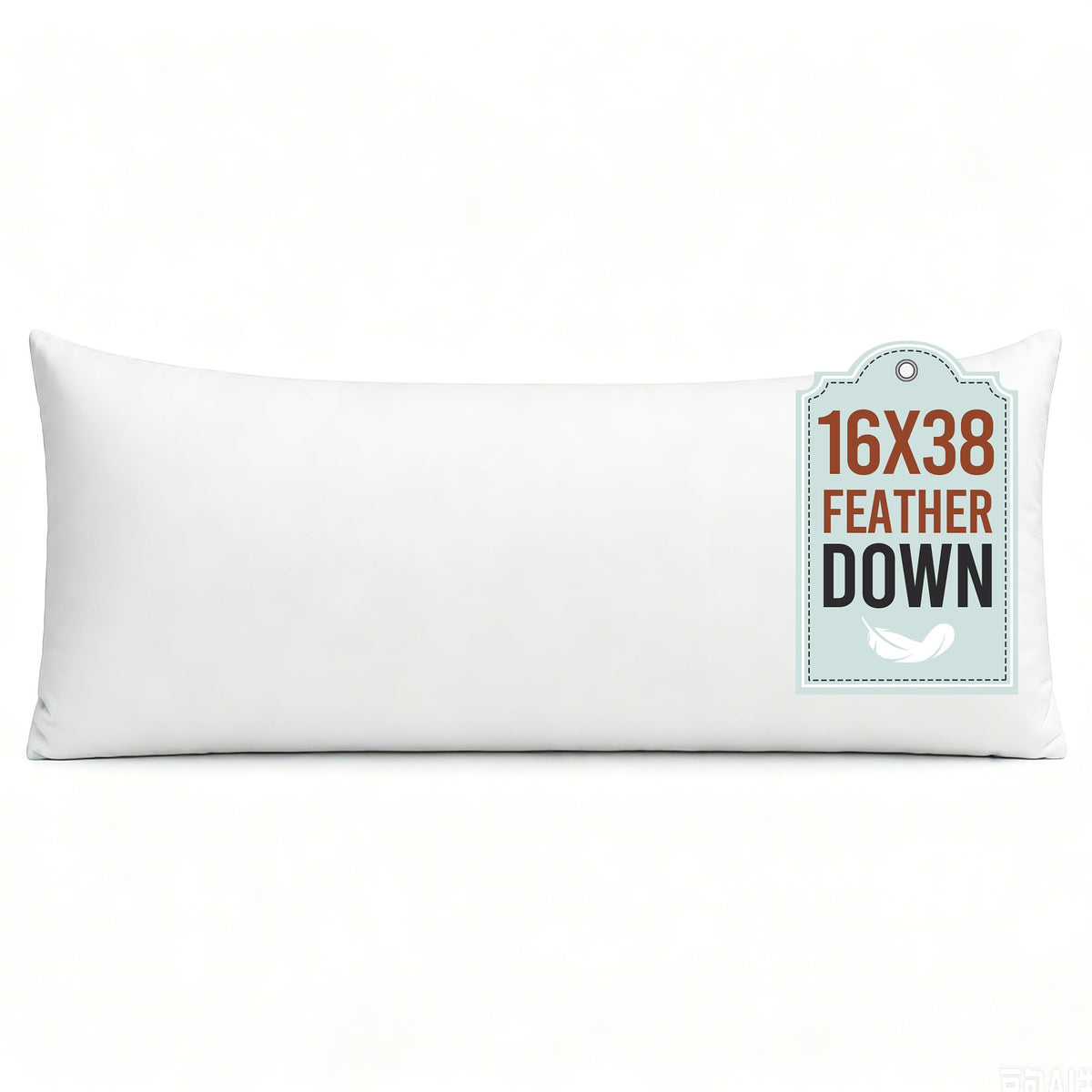 puredown® 24x24 Feather Down Pillow Inserts, Set of 4 Throw Pillow Inserts for Decorative Throw Pillow, Bed, Couch and Home Decor