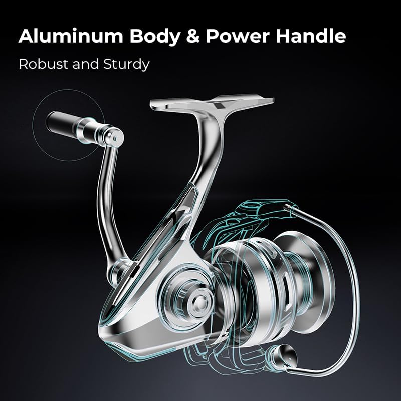 Piscifun NautiX Spinning Reel, Aluminum Body, 33lb Max Drag