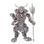 3D Metal Puzzle Mechanical Lantern Fish Model Kit with Color Changing Lamp