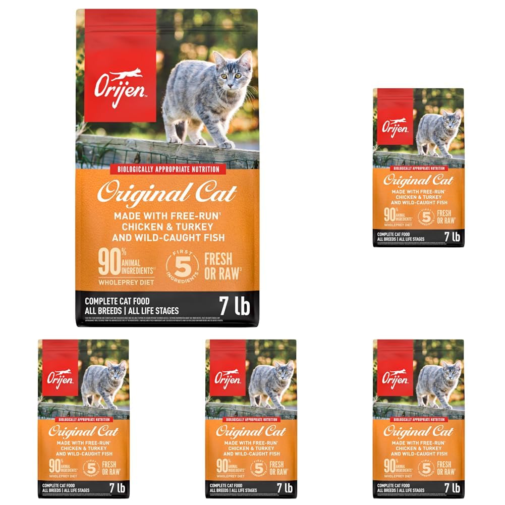 ORIJEN Grain Free WHOLEPREY Dry Cat Food Original Recipe 12lb Bag
