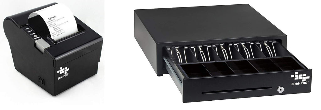 Cash Drawer + Thermal Receipt Printer -for Windows Systems Only