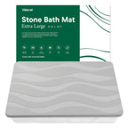 XMarrat Extra Large Stone Bath Mat for Bathroom, 2 Pack, 31.5"x19.7"