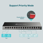TP-Link TL-SG116P, 16 Port Gigabit PoE Switch