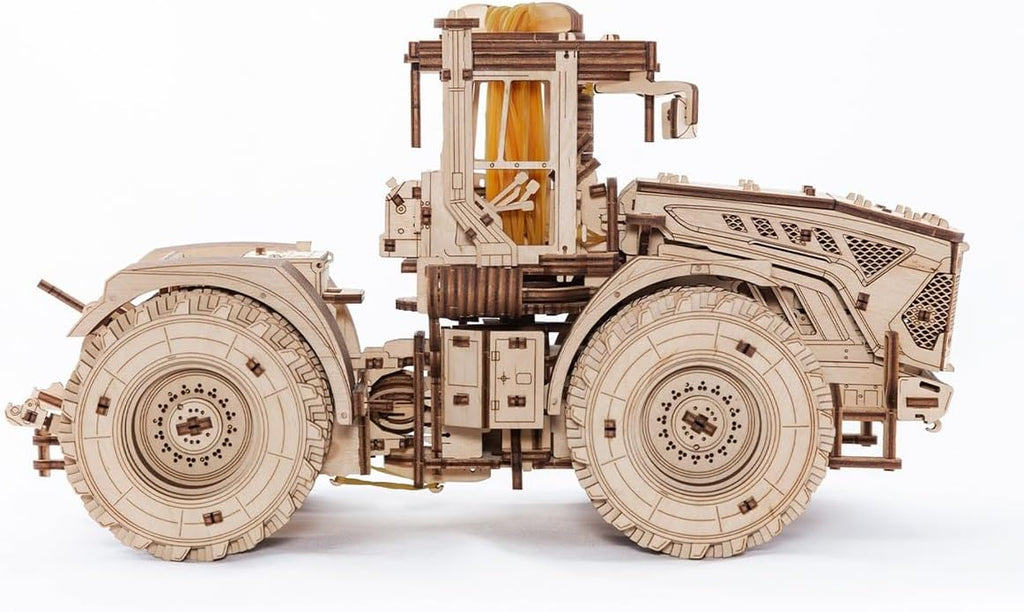 3D Wooden K-7M Tractor Model Kit, Wood Building Set, Educational STEM Toy, Engineering Puzzle for Adults & Teens, Collectors Display Model 596PCS