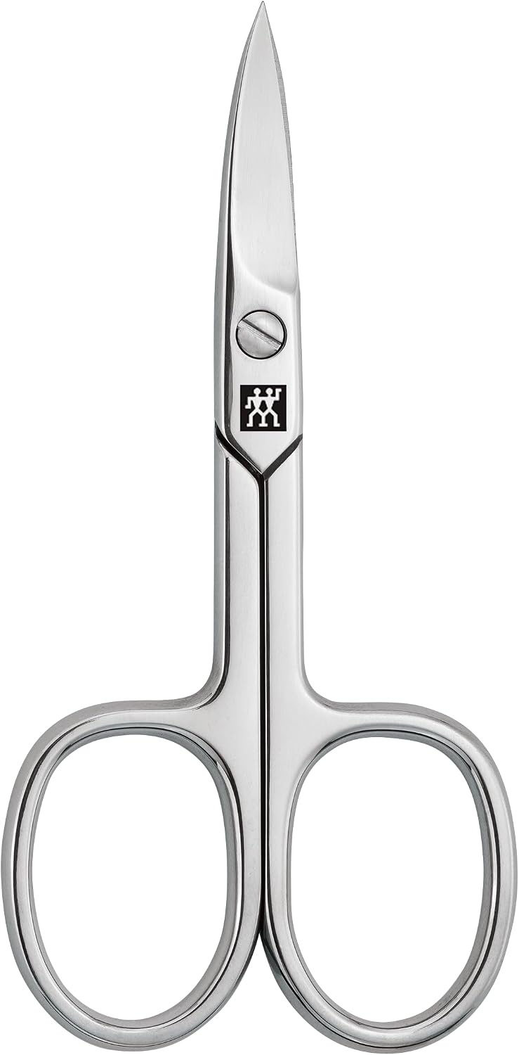 ZWILLING Beauty Classic INOX 5-Piece Manicure Set Pedicure Kit, Stainless Steel Nail Care, Cowhide, Crocodile Edition, Red