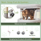 Taoqimiao Heavy-Duty Cat Tree, 71 in Cat Tower for Large Cats 20lbs+