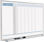 Quartet QRT33704 - Horizontal Matrix Employee Tracking Board