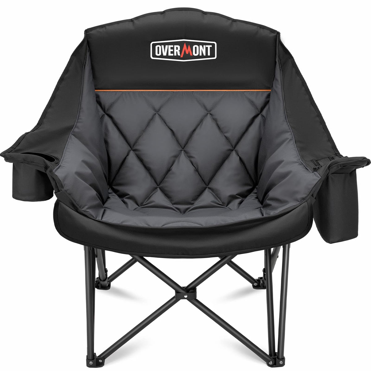 Overmont 2-Pack Oversized XL Camping Chairs - 500 lb Support