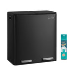 SONGMICS Trash Can, 2 x 8 Gallon (2 x 30 L) Double Compartment