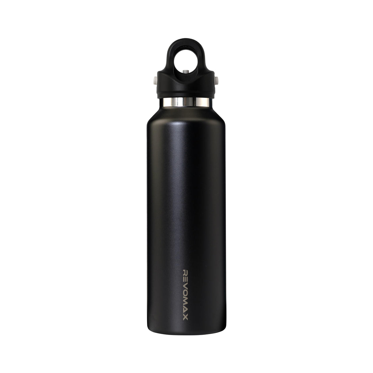 Revomax Titanium Series 20oz (592ml) Insulated Water Bottle, One-Hand Flash Release, Double Wall Vacuum Flask, 36H Cold 18H Hot, Leakproof, BPA Free, Lightweight for Gym, Travel, School - Oxidized