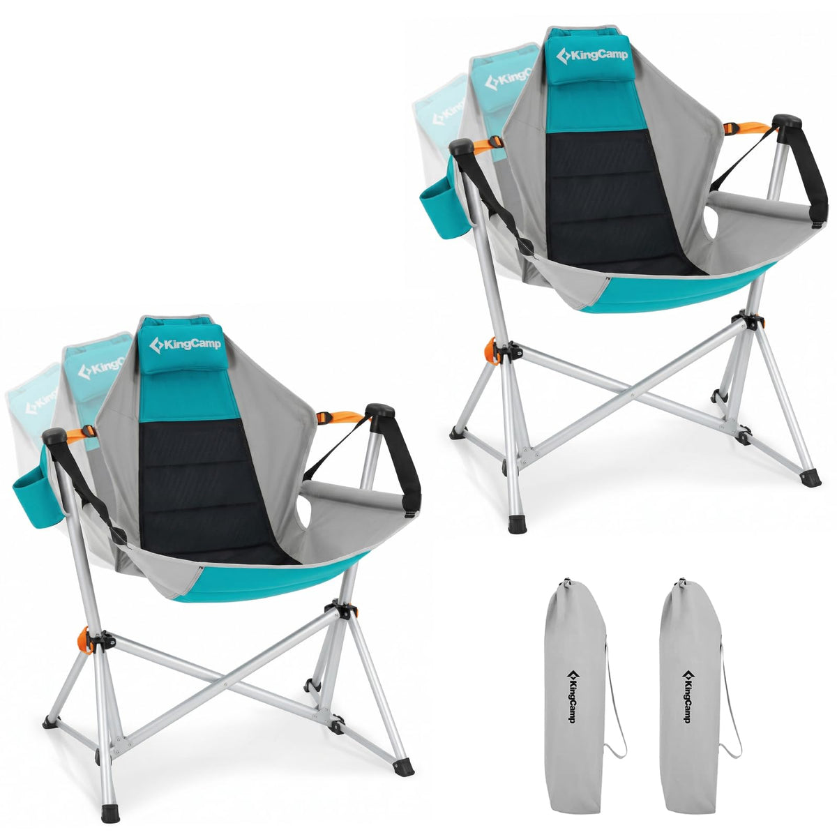 KingCamp Hammock Camping Chair, 400lbs Heavy Duty Swing Chairs for Adults
