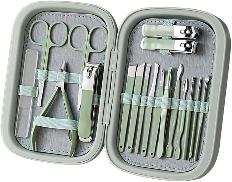 Nail Clippers Set Stainless Steel Manicure Pedicure Professional Toolkit Beauty Full