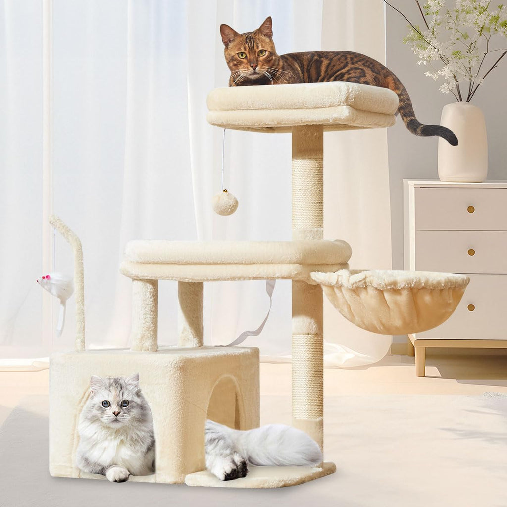 Taoqimiao 79in Cat Tree, Tall Large Cat Tower for Indoor Adult Cats S10G