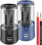 AFMAT Electric Colored Pencil Sharpener + Long Point Pencil Sharpener (PS93+PSA6)