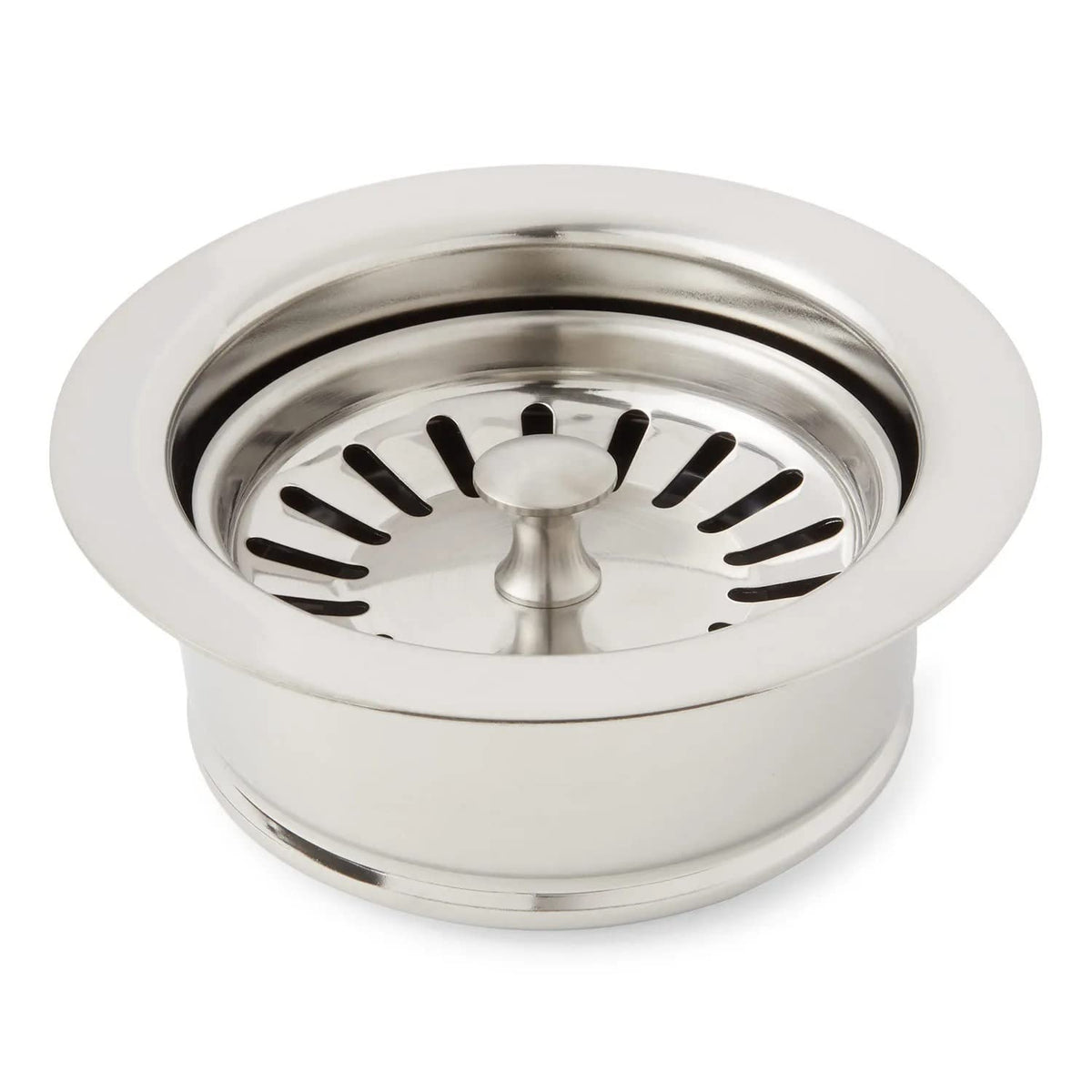 Signature Hardware 483692 4-1/2" Garbage Disposal Flange with Stopper for Sinks up to 5/8" Thick