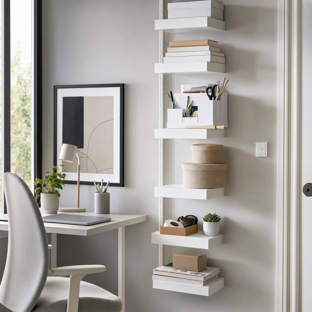 Ikea LACK Rack Wall Shelf Unit, White 402.821.87