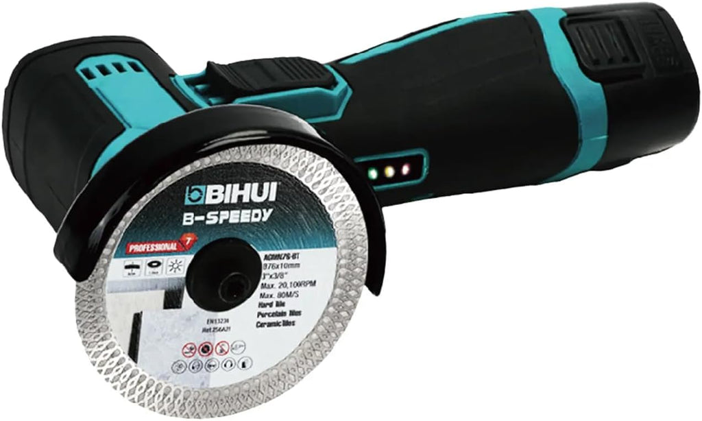 BIHUI Mini Cordless Angle Grinder, 3" - AGMN3M