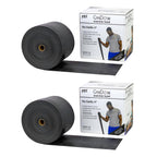 CanDo Twin-Pak Exercise Band, Silver, 100 Yard